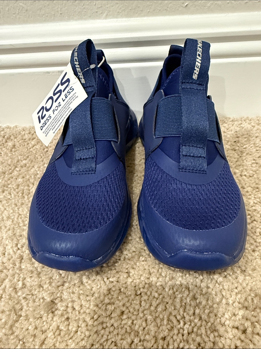 Skechers Kids Slip-On Sneakers in Navy